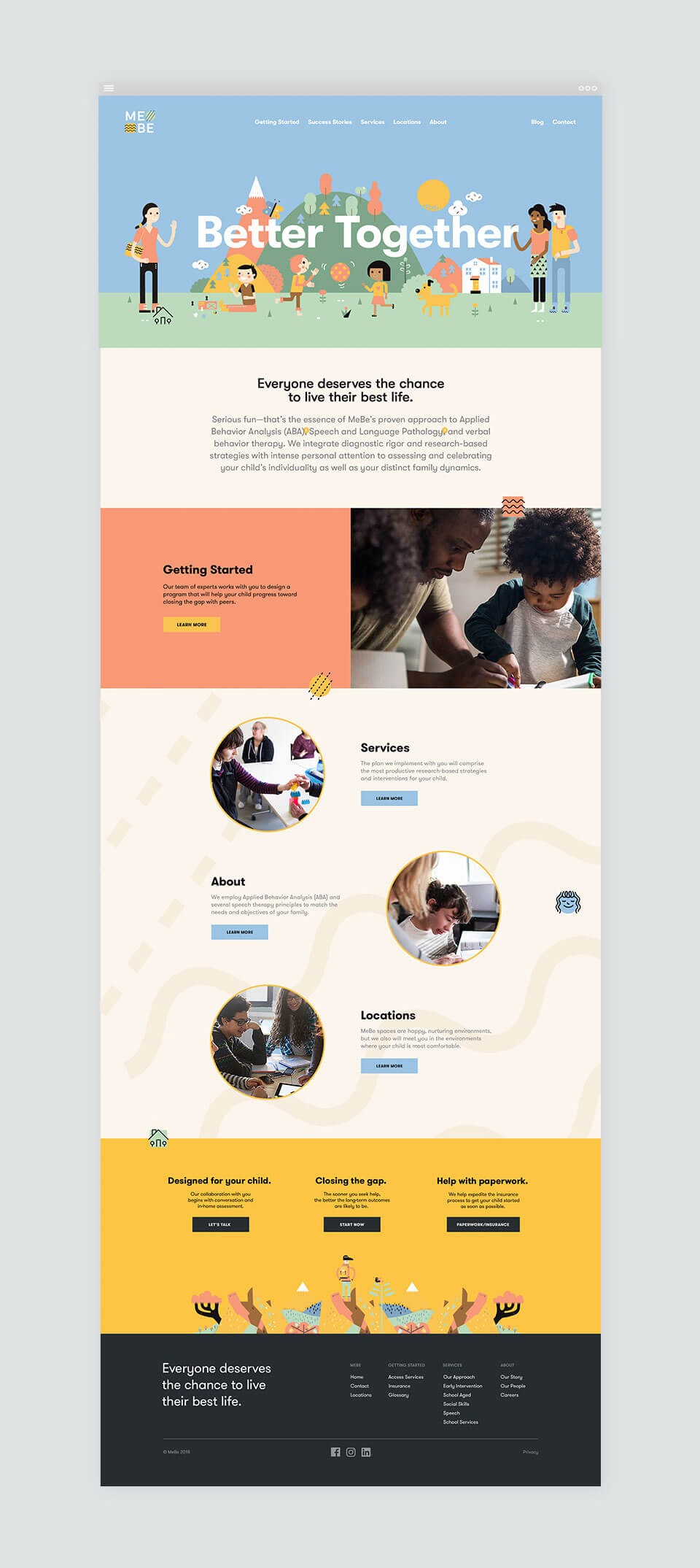 MeBe Website by Motto