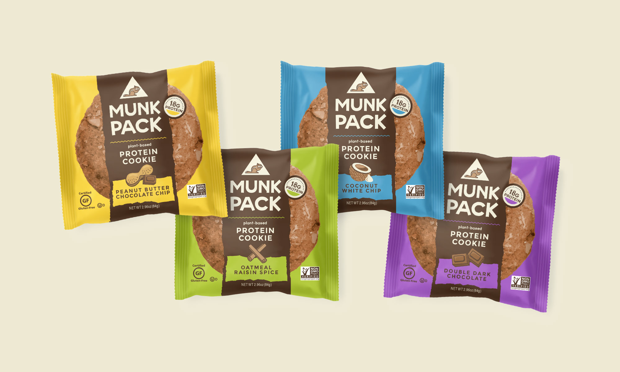 Munk Pack brand identity by motto