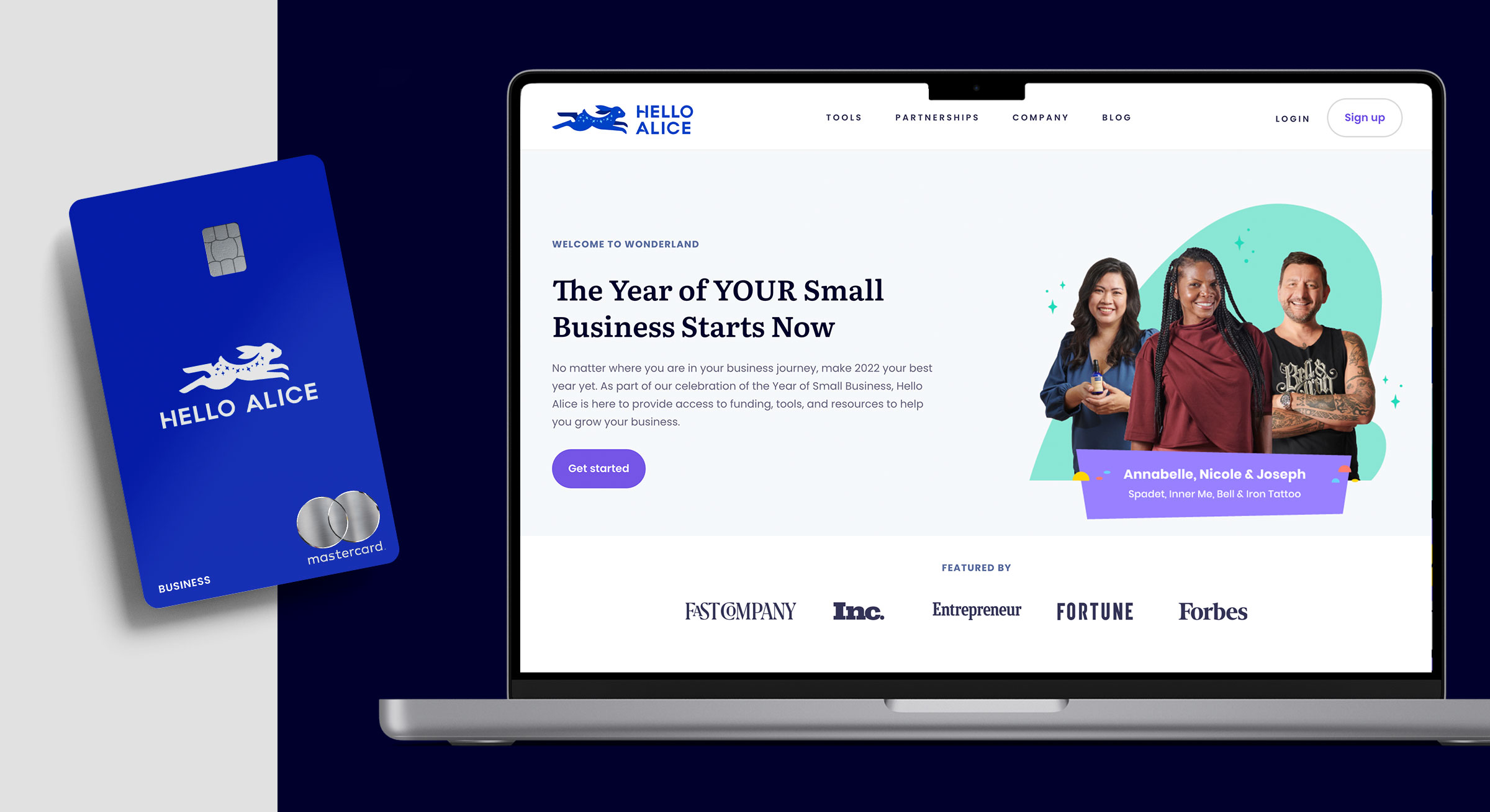 hello alice branding