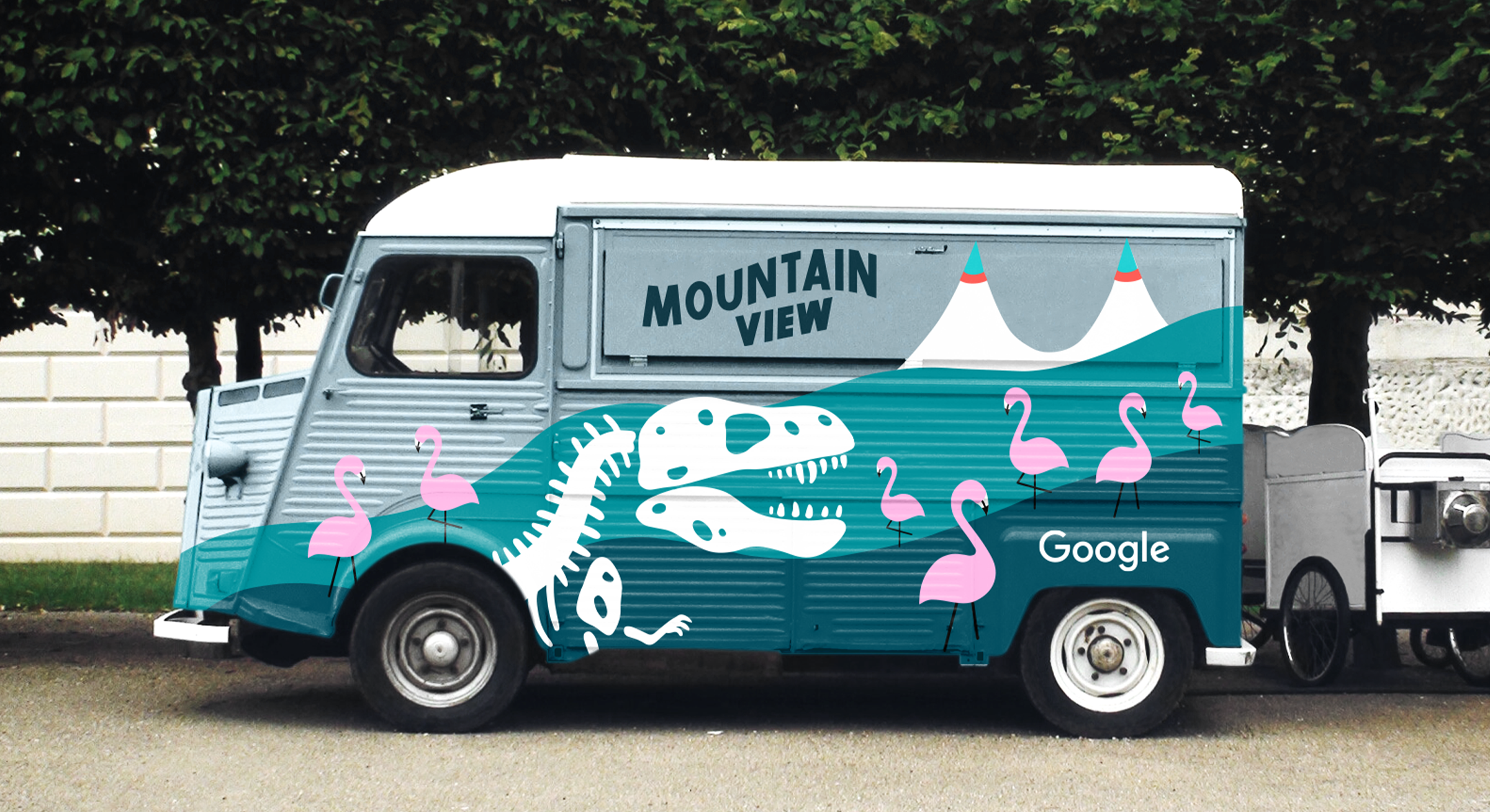 google postcard from series