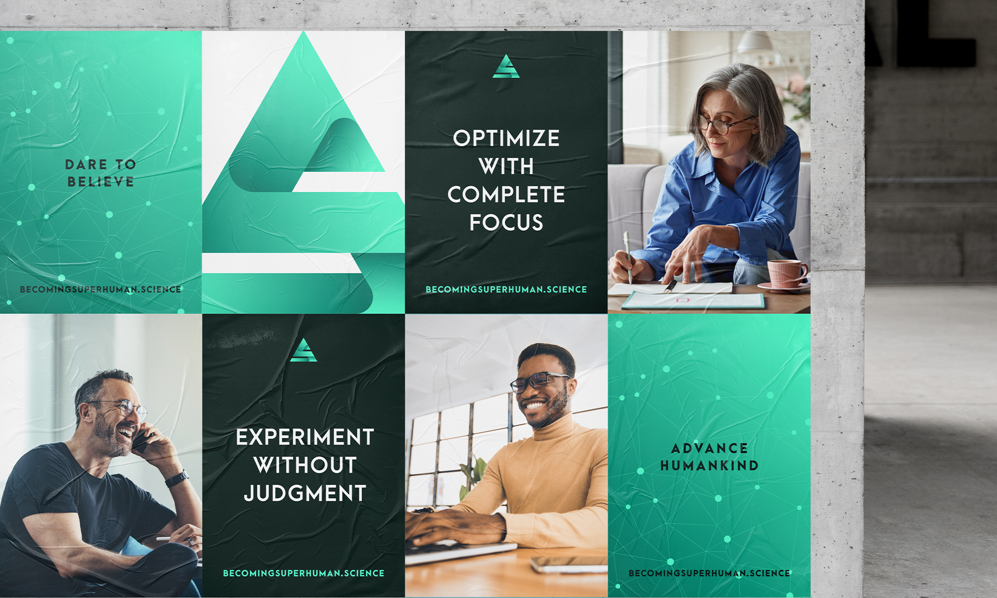 becoming superhuman brand identity