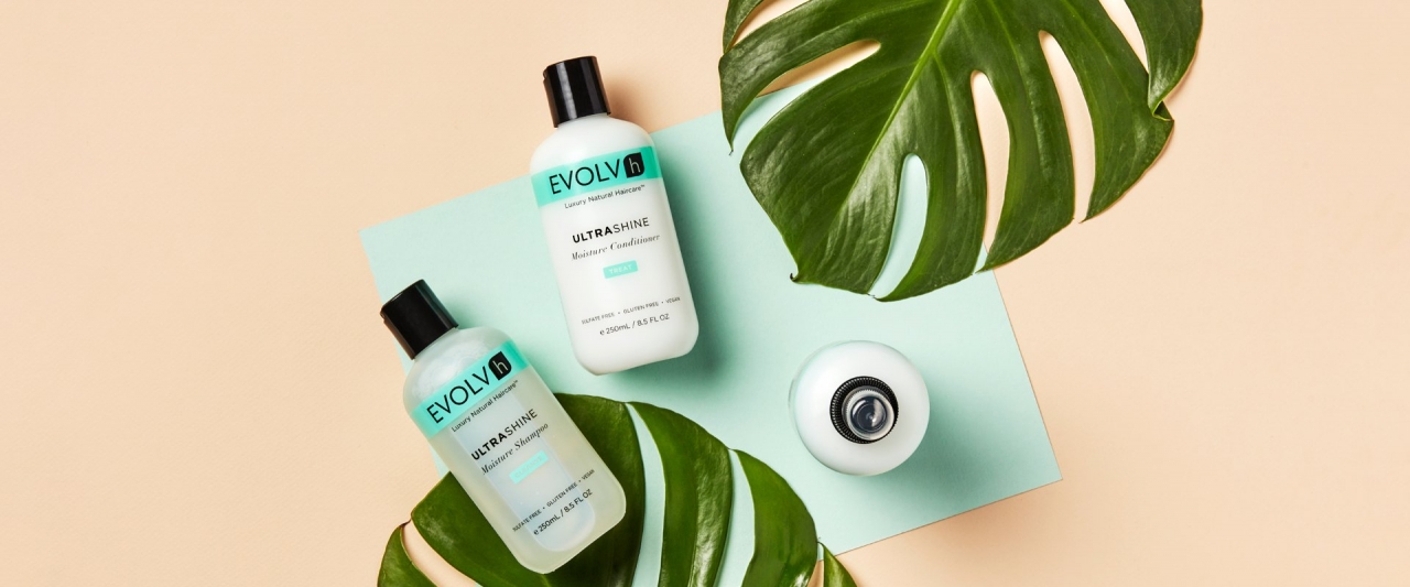 Evolvh hair care branding
