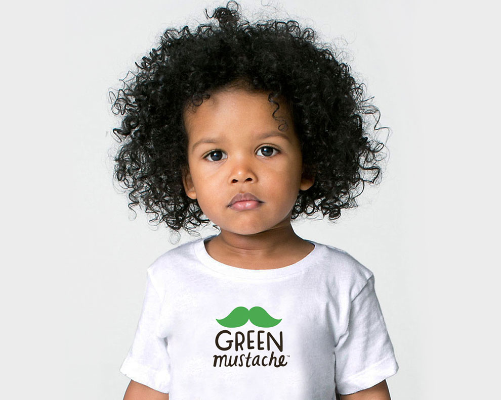 Green Mustache Branding Motto