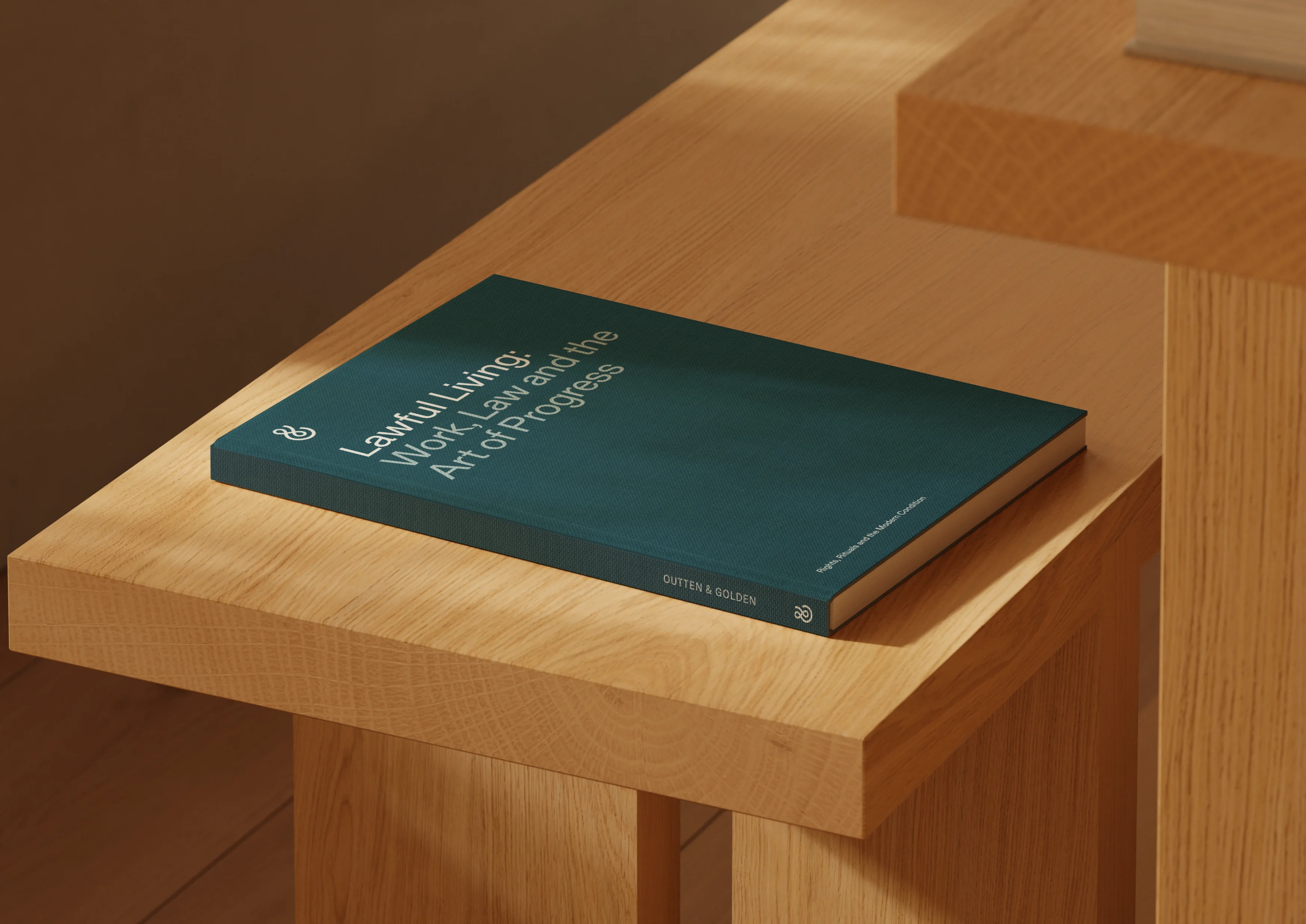 Hardback book for Outten & Golden.